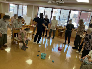 レククラブの的当てゲーム